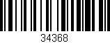 Código de barras (EAN, GTIN, SKU, ISBN): '34368'