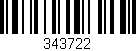 Código de barras (EAN, GTIN, SKU, ISBN): '343722'