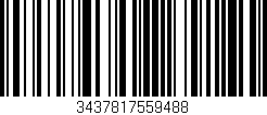 Código de barras (EAN, GTIN, SKU, ISBN): '3437817559488'