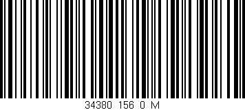 Código de barras (EAN, GTIN, SKU, ISBN): '34380_156_0_M'