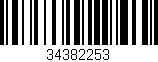 Código de barras (EAN, GTIN, SKU, ISBN): '34382253'
