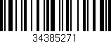 Código de barras (EAN, GTIN, SKU, ISBN): '34385271'