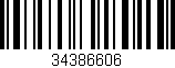 Código de barras (EAN, GTIN, SKU, ISBN): '34386606'