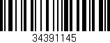 Código de barras (EAN, GTIN, SKU, ISBN): '34391145'