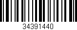Código de barras (EAN, GTIN, SKU, ISBN): '34391440'