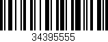 Código de barras (EAN, GTIN, SKU, ISBN): '34395555'