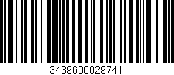 Código de barras (EAN, GTIN, SKU, ISBN): '3439600029741'