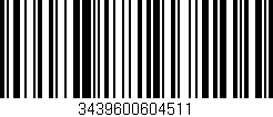 Código de barras (EAN, GTIN, SKU, ISBN): '3439600604511'