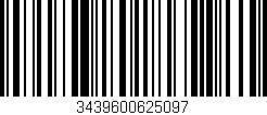 Código de barras (EAN, GTIN, SKU, ISBN): '3439600625097'