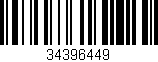 Código de barras (EAN, GTIN, SKU, ISBN): '34396449'