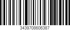 Código de barras (EAN, GTIN, SKU, ISBN): '3439708606387'