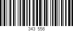 Código de barras (EAN, GTIN, SKU, ISBN): '343/556'