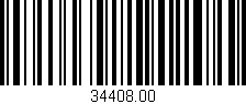 Código de barras (EAN, GTIN, SKU, ISBN): '34408.00'