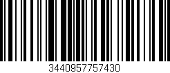 Código de barras (EAN, GTIN, SKU, ISBN): '3440957757430'