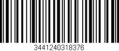 Código de barras (EAN, GTIN, SKU, ISBN): '3441240318376'