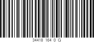 Código de barras (EAN, GTIN, SKU, ISBN): '34418_164_0_G'