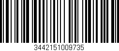 Código de barras (EAN, GTIN, SKU, ISBN): '3442151009735'