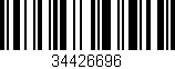 Código de barras (EAN, GTIN, SKU, ISBN): '34426696'