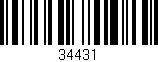 Código de barras (EAN, GTIN, SKU, ISBN): '34431'