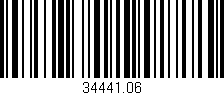 Código de barras (EAN, GTIN, SKU, ISBN): '34441.06'