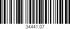 Código de barras (EAN, GTIN, SKU, ISBN): '34441.07'