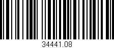 Código de barras (EAN, GTIN, SKU, ISBN): '34441.08'