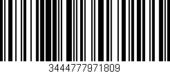 Código de barras (EAN, GTIN, SKU, ISBN): '3444777971809'