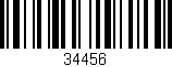 Código de barras (EAN, GTIN, SKU, ISBN): '34456'