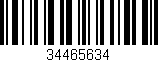 Código de barras (EAN, GTIN, SKU, ISBN): '34465634'