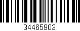 Código de barras (EAN, GTIN, SKU, ISBN): '34465903'