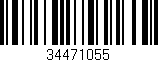 Código de barras (EAN, GTIN, SKU, ISBN): '34471055'
