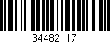 Código de barras (EAN, GTIN, SKU, ISBN): '34482117'