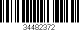 Código de barras (EAN, GTIN, SKU, ISBN): '34482372'