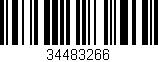 Código de barras (EAN, GTIN, SKU, ISBN): '34483266'