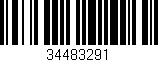 Código de barras (EAN, GTIN, SKU, ISBN): '34483291'