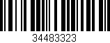 Código de barras (EAN, GTIN, SKU, ISBN): '34483323'