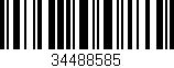Código de barras (EAN, GTIN, SKU, ISBN): '34488585'