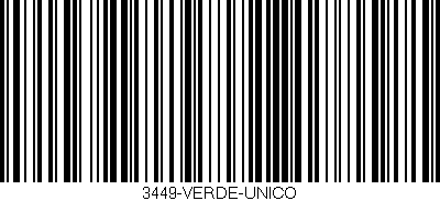 Código de barras (EAN, GTIN, SKU, ISBN): '3449-VERDE-UNICO'