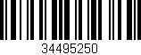 Código de barras (EAN, GTIN, SKU, ISBN): '34495250'
