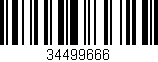 Código de barras (EAN, GTIN, SKU, ISBN): '34499666'