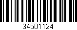 Código de barras (EAN, GTIN, SKU, ISBN): '34501124'