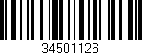 Código de barras (EAN, GTIN, SKU, ISBN): '34501126'
