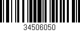 Código de barras (EAN, GTIN, SKU, ISBN): '34506050'