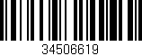 Código de barras (EAN, GTIN, SKU, ISBN): '34506619'