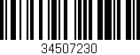 Código de barras (EAN, GTIN, SKU, ISBN): '34507230'