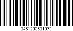 Código de barras (EAN, GTIN, SKU, ISBN): '3451283581873'