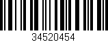 Código de barras (EAN, GTIN, SKU, ISBN): '34520454'