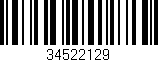 Código de barras (EAN, GTIN, SKU, ISBN): '34522129'