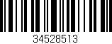 Código de barras (EAN, GTIN, SKU, ISBN): '34528513'