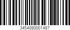 Código de barras (EAN, GTIN, SKU, ISBN): '3454090001497'